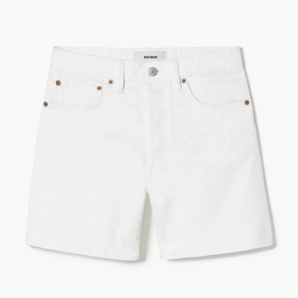 Buck Mason Rider Short / White